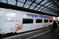 Thalys: Vollfolierung in den offiziellen Farben der 2017 IIHF Eishockey-WM